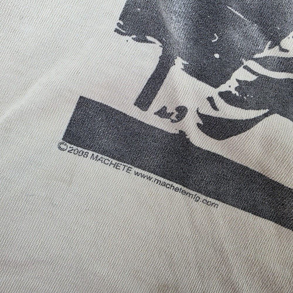 Vintage Rancid Shirt Mens Medium White Punk Band Graphic 2008 Machete Tee - Picture 2 of 12